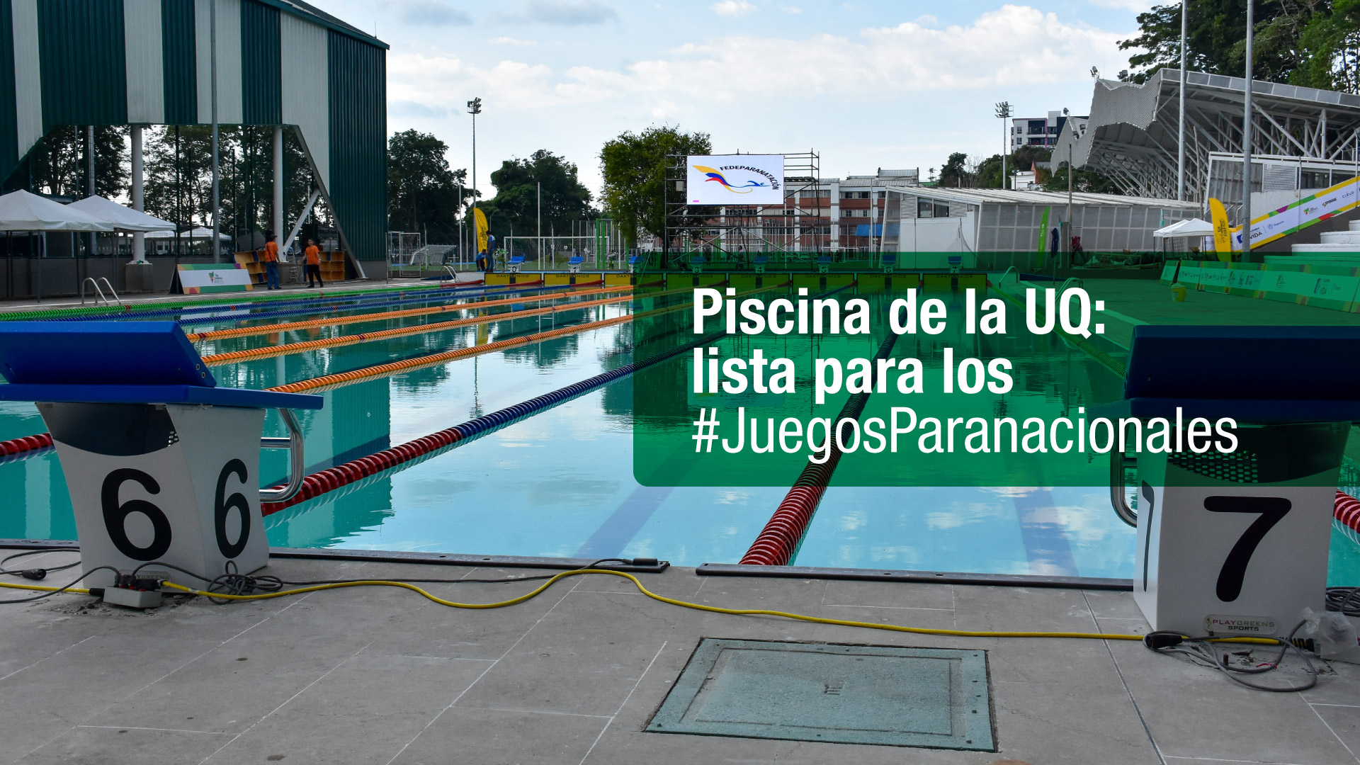 Uniquindío, lista para recibir la paranatación en los #JuegosParanacionales
