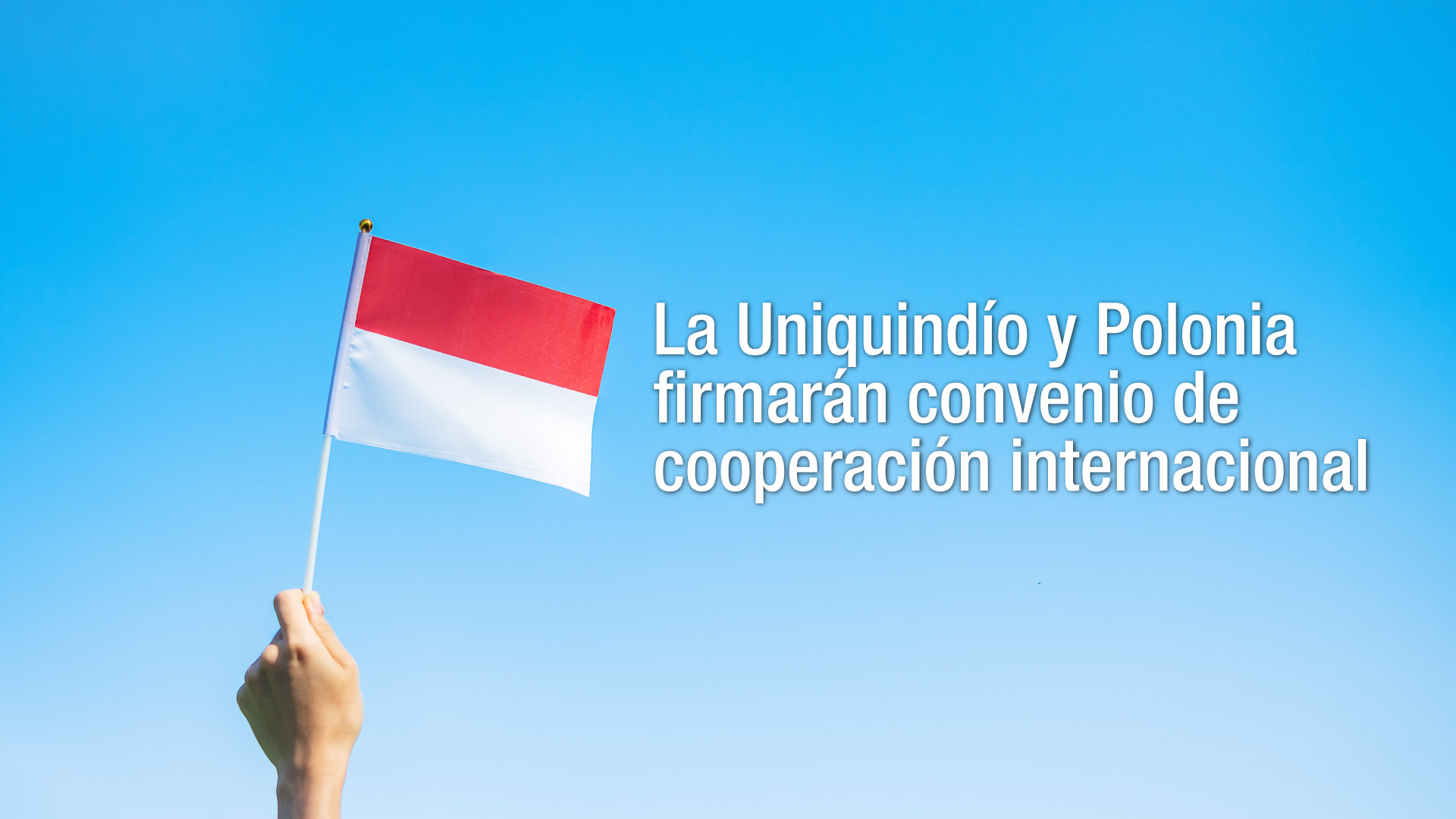 La Uniquindío y el Instituto de Polonia firmarán convenio de cooperación internacional