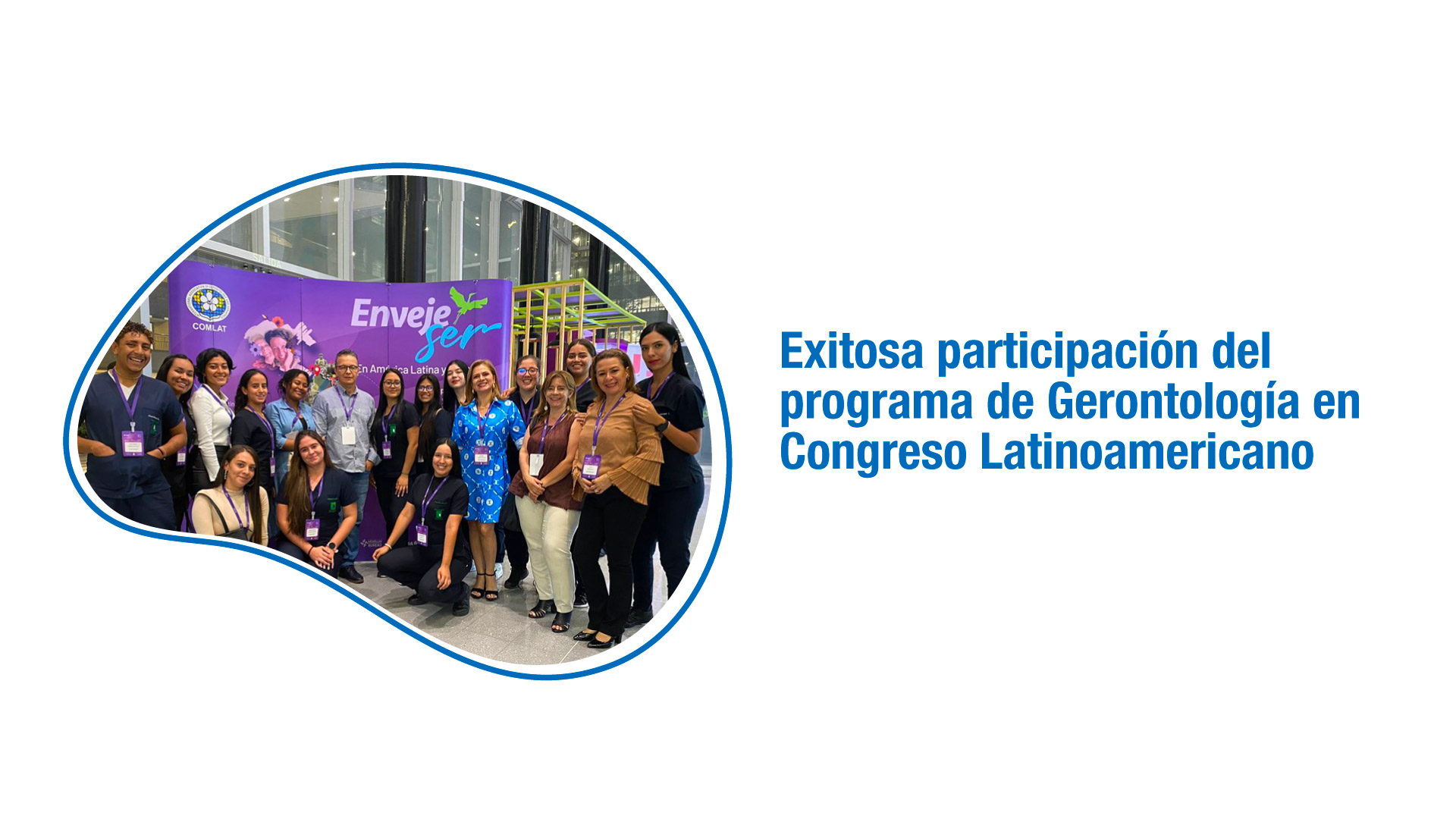 Exitosa participación del programa de Gerontología en Congreso Latinoamericano