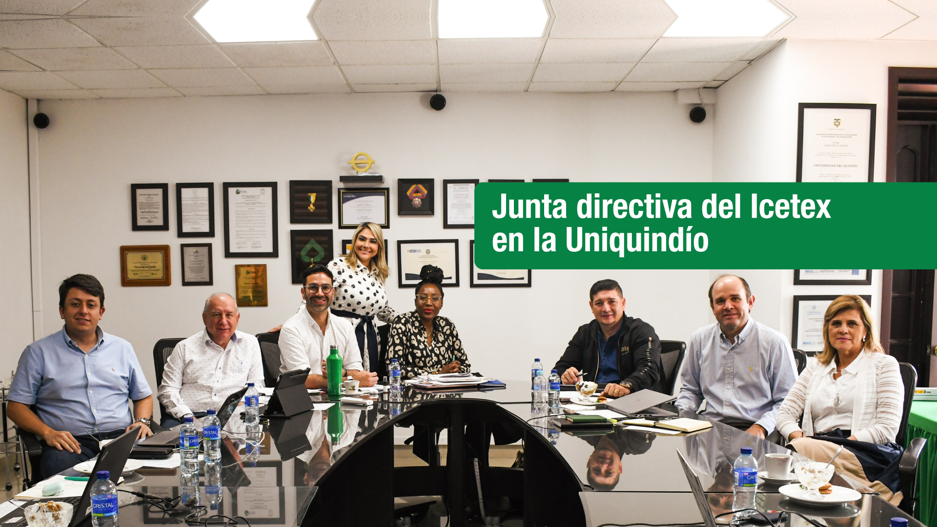 La junta directiva del Icetex se reunió en la Uniquindío para discutir sobre temas de ampliación de cobertura y disminución de intereses