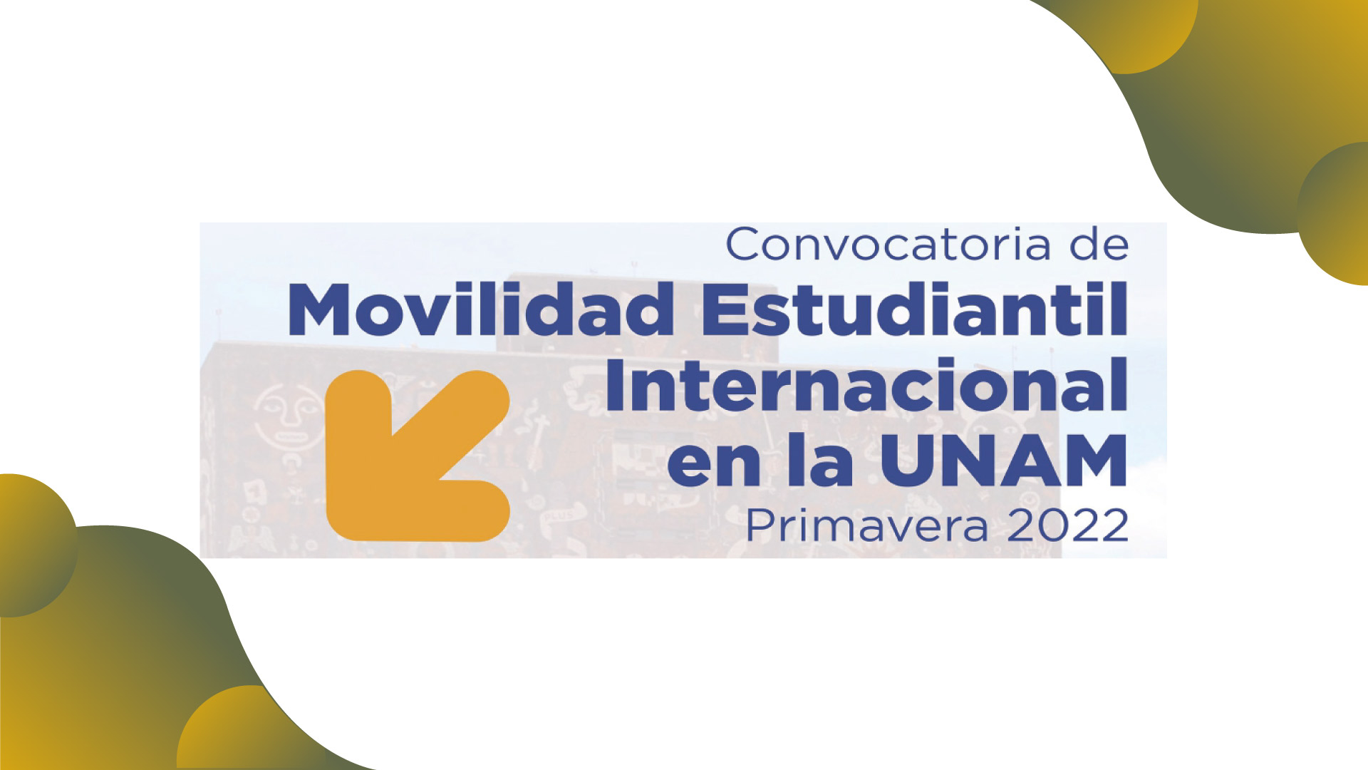 URII | A tu lado caminamos | Convocatoria de movilidad estudiantil UNAM