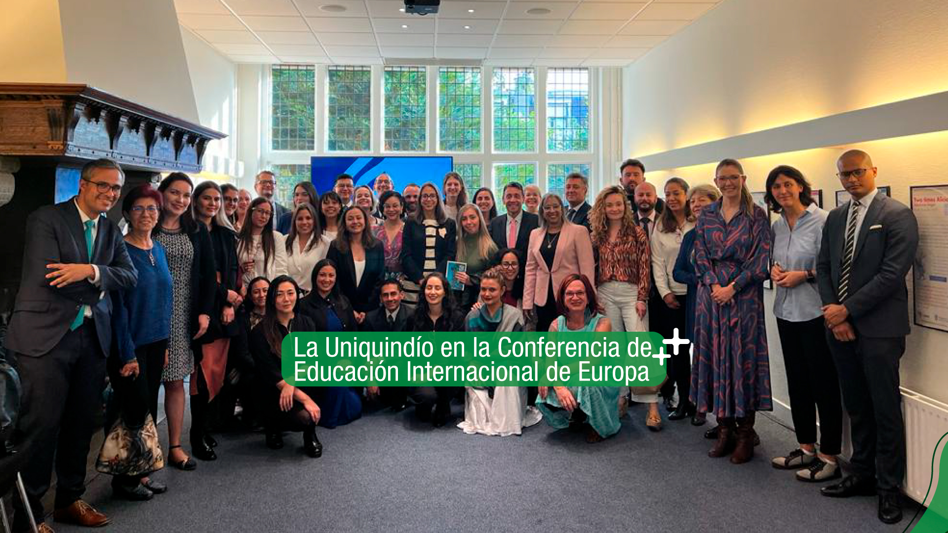 El rector Luis Fernando Polanía afianza en Países Bajos la internacionalización de la UQ