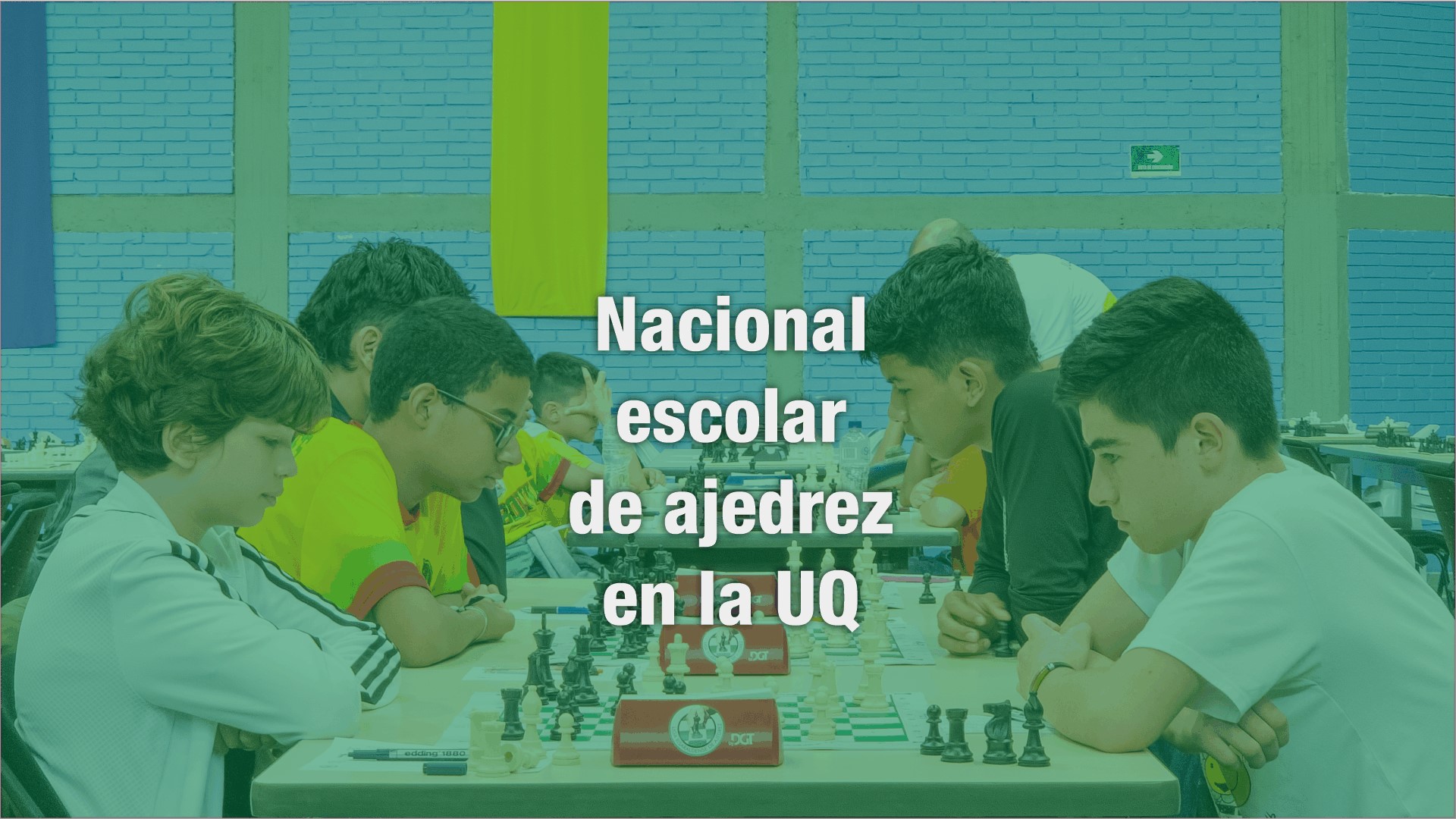 Inicia el Campeonato Nacional Escolar de Ajedrez en la Uniquindío