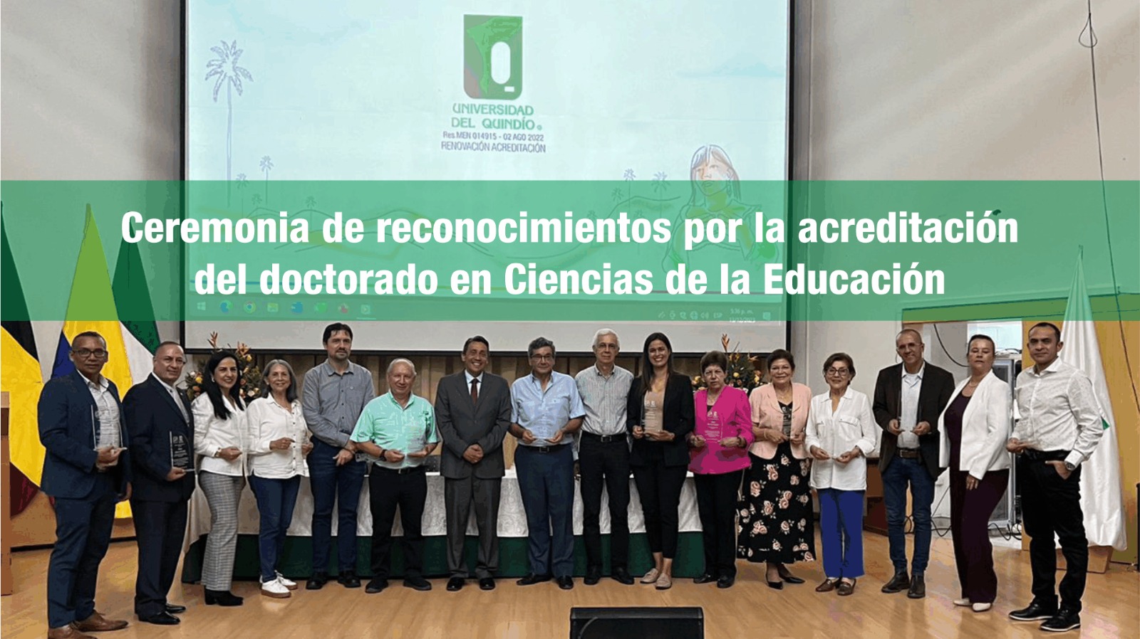 Doctorado en Ciencias de la Educación, primero en recibir acreditación de Alta Calidad en Colombia