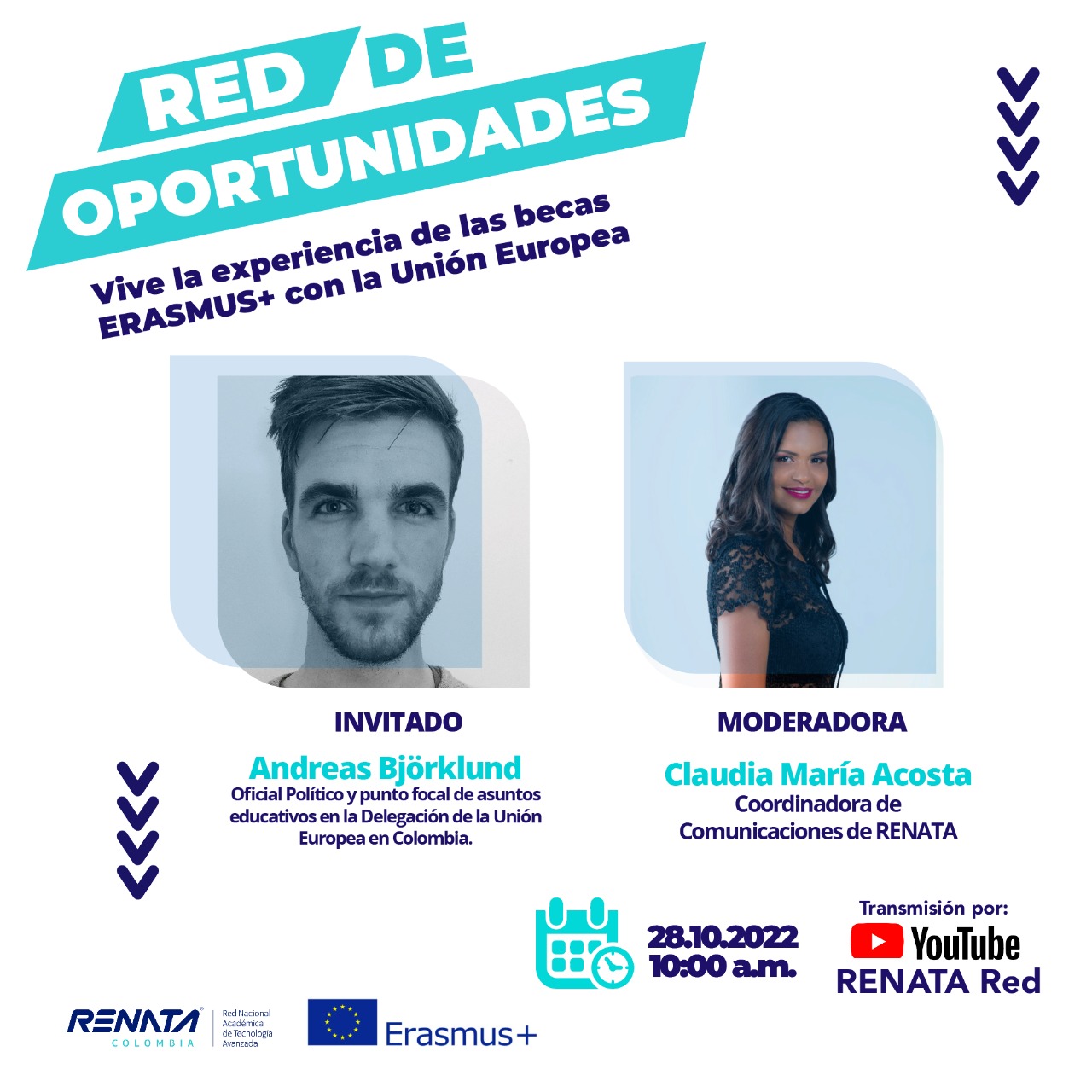Red de Oportunidades, Vive la experiencia de las becas ERASMUS+ con la Unión Europea. Red de Oportunidades, Vive la experiencia de las becas ERASMUS+ con la Unión Europea.