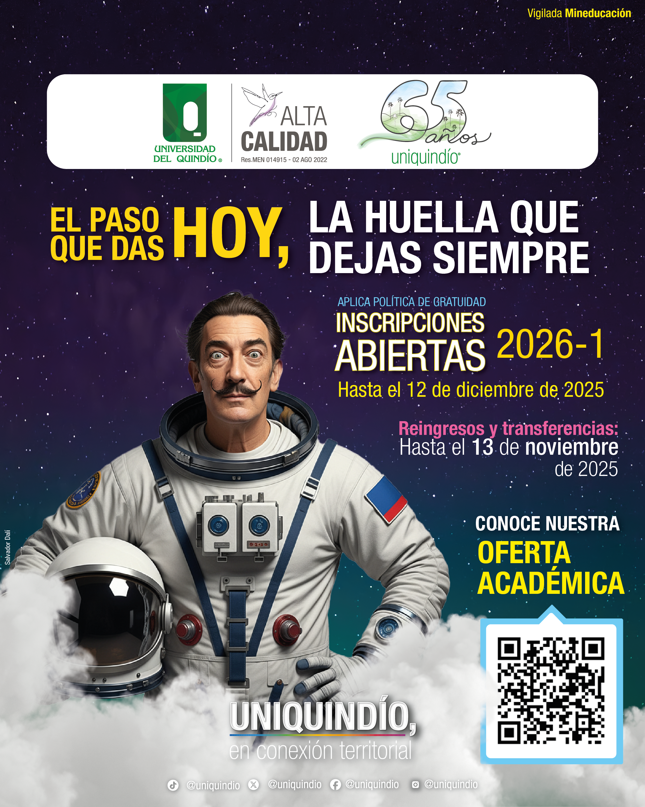Inscripciones abiertas 2026-1