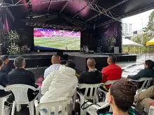 Partido Colombia vs Sudáfrica, semana universitaria 65 años