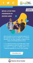 Becas para estudiar en Buenos Aires