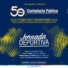 Jornada deportiva Contadur&iacute;a