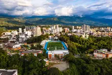 Panorámica de la Universidad del Quindío, escenarios deportivos