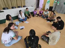 Imagen del conversatorio Voces que resisten, realizado durante la semana Lo que la piel recuerda