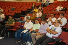 Imágenes de la última Mesa Técnica Agroclimática del Quindío, en la cual se hizo entrega oficial de las 15 estaciones hidroclimáticas que conforman la red meteorológica