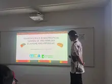 Santiago Soto y Steban Télles, estudiantes de Biología, fueron premiados por sus investigaciones sobre herpetología