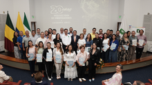 Durante la ceremonia se hizo entrega de reconocimientos a los investigadores de la Universidad del Quindío