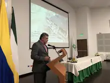 Ingeniero Carlos Arturo Garci?a Ocampo, vocero Maestri?a Uniquindi?o