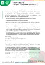 Comunicado Puesto de Mando Unificado PUM Uniquindío A