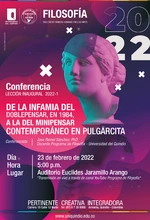 Lecci&oacute;n Inaugural Filosof&iacute;a