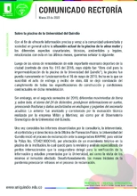 Comunicado Rectoría 1