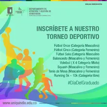 Torneo Deportivo Graduados