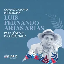 Convocatoria programa LUIS FERNANDO ARIAS ARIAS
