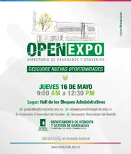 ¡Mañana Open Expo 2024: directorio de graduados y convenios!
