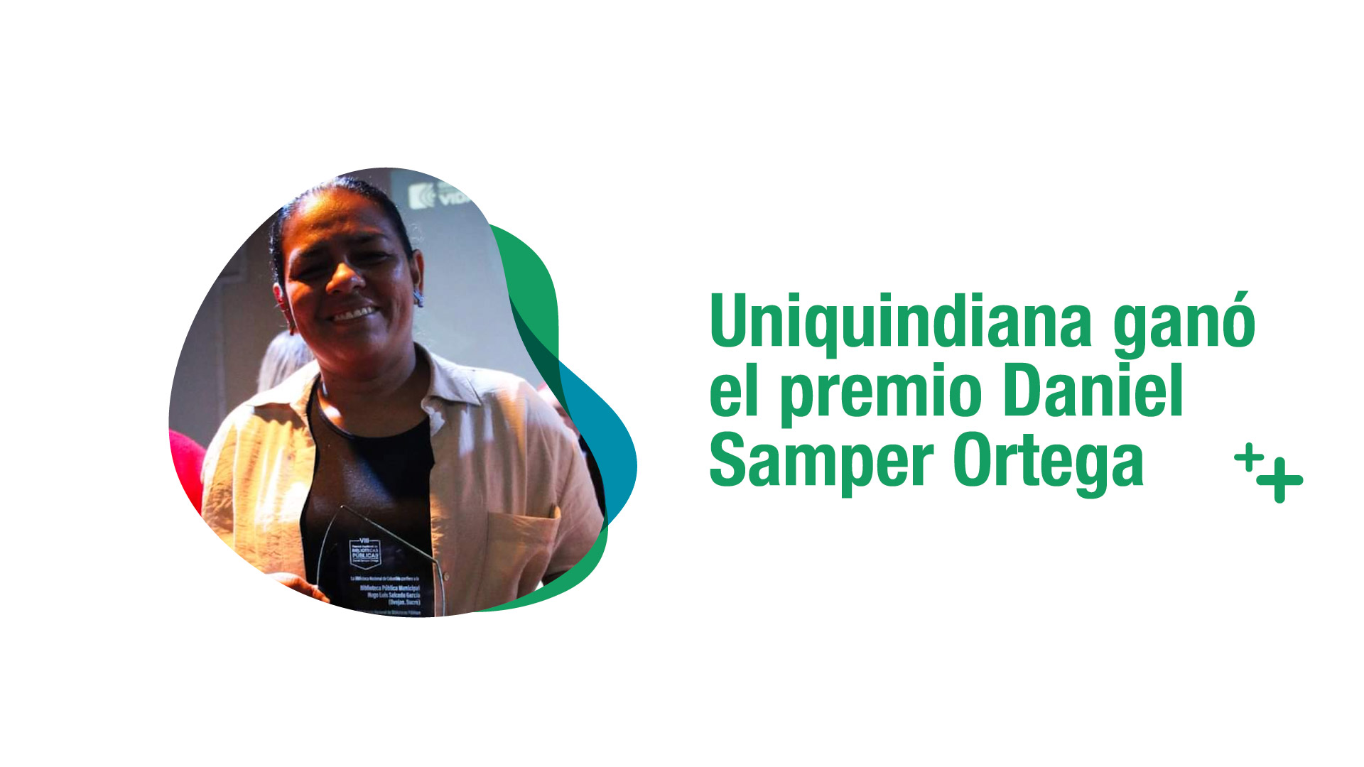 La bibliotec&oacute;loga Ana Milena Acosta obtuvo reconocimiento nacional por su gesti&oacute;n bibliotecaria en Sucre