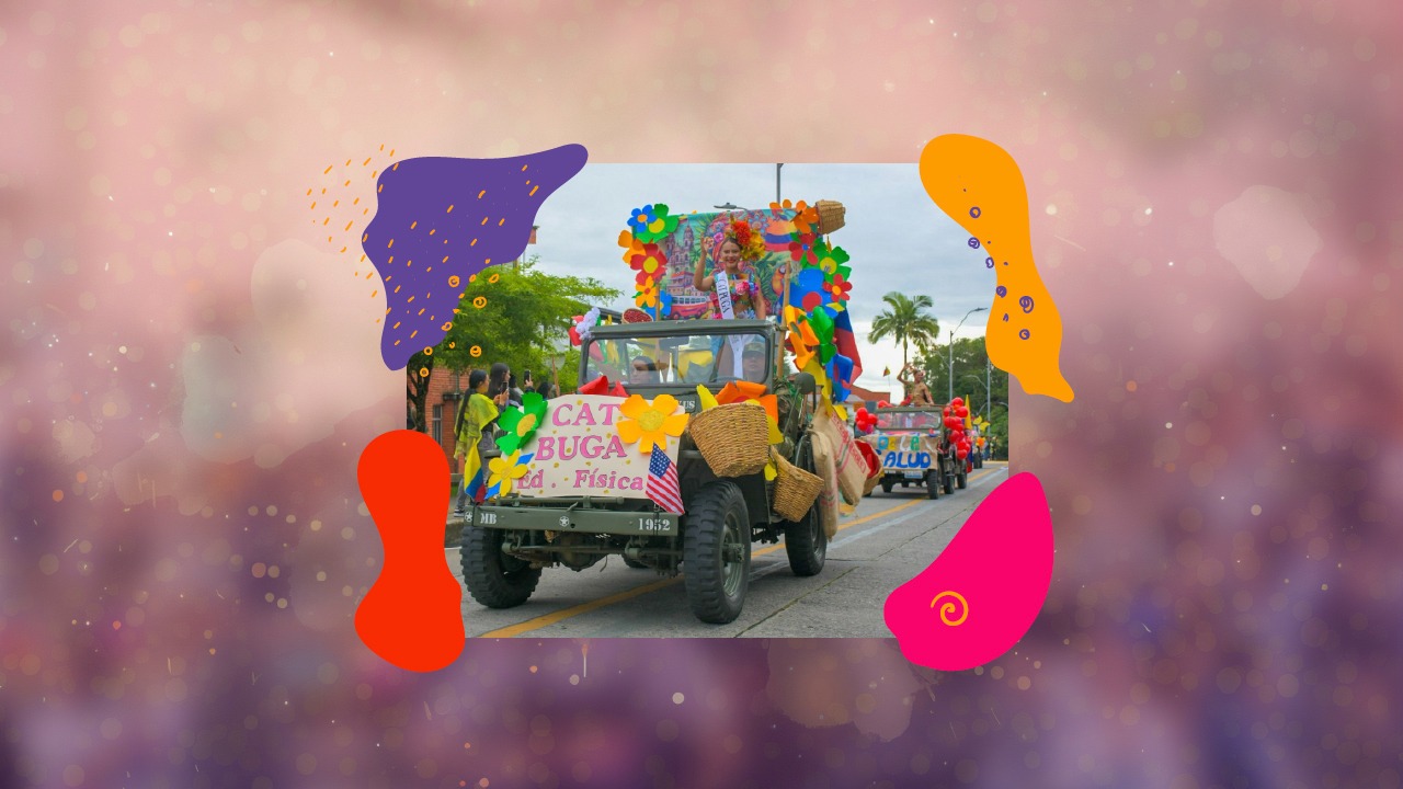 Comparsas coloridas e integración administrativa en la Semana Universitaria