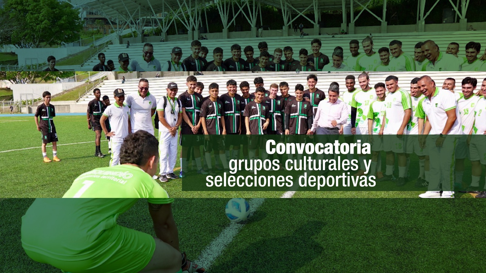 ¡Ya abrimos convocatorias para grupos representativos culturales y selecciones deportivas 2024-1!