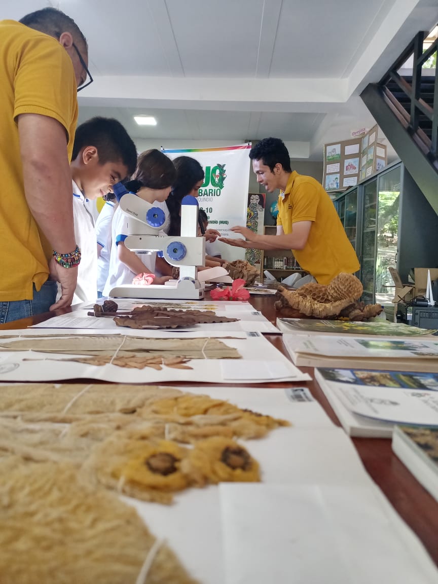 Promoviendo la investigación: el Herbario y la colección Ornitológica de la UQ participaron en feria de la ciencia en Roldanillo Promoviendo la investigación: el Herbario y la colección Ornitológica de la UQ participaron en feria de la ciencia en Roldanillo